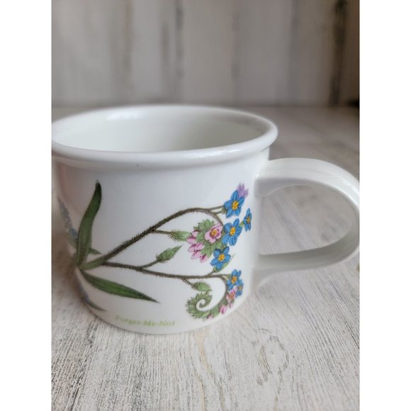 Portmeirion Botanic Garden Forget me not tea coffee cup - Picture 7 of 8